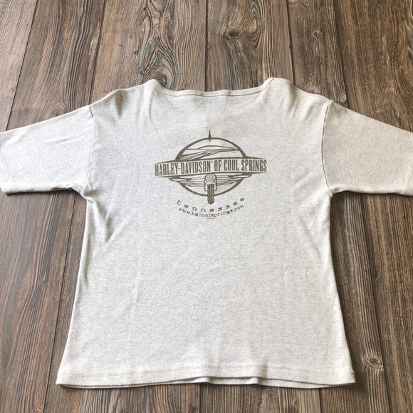 Vtg Harley-Davidson Cool Springs, TN Zipper Shirt - Picture 5 of 7